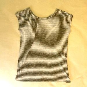 Black and White Striped Shirt